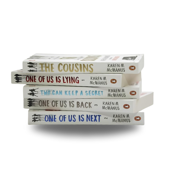 One of Us Is Lying Set : One of Us Is Lying / One of Us Is Next / Two can keep a Secret / One of Us is Back/ The Cousins